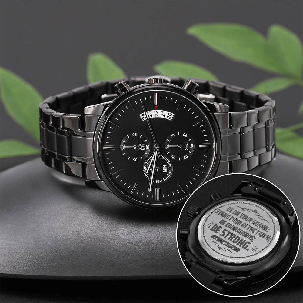 Be on Your Guard (1 Corinthians 1613 NIV) – Men's Watch