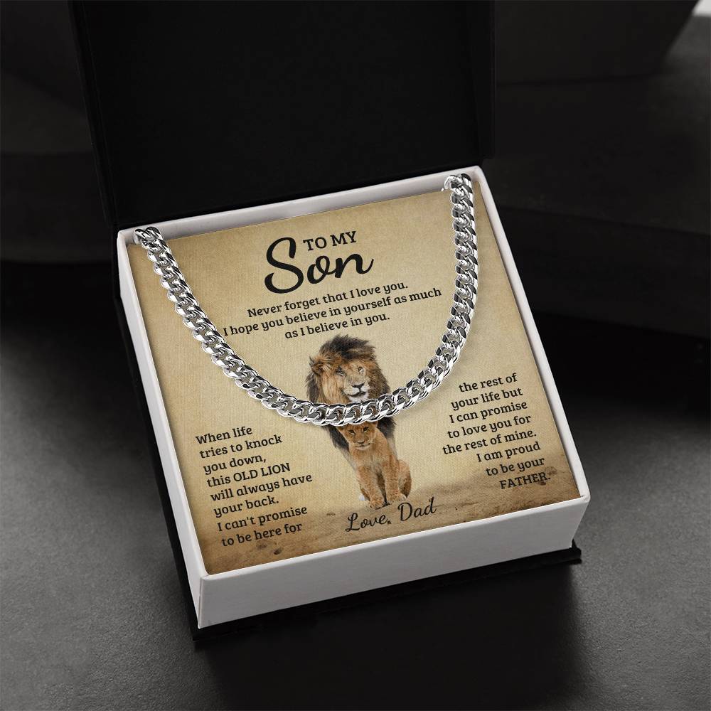 Never Forget - Cuban Link Chain