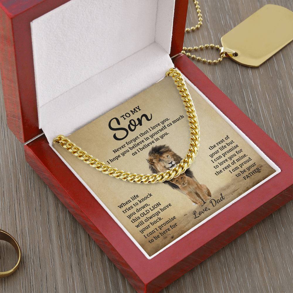Never Forget - Cuban Link Chain