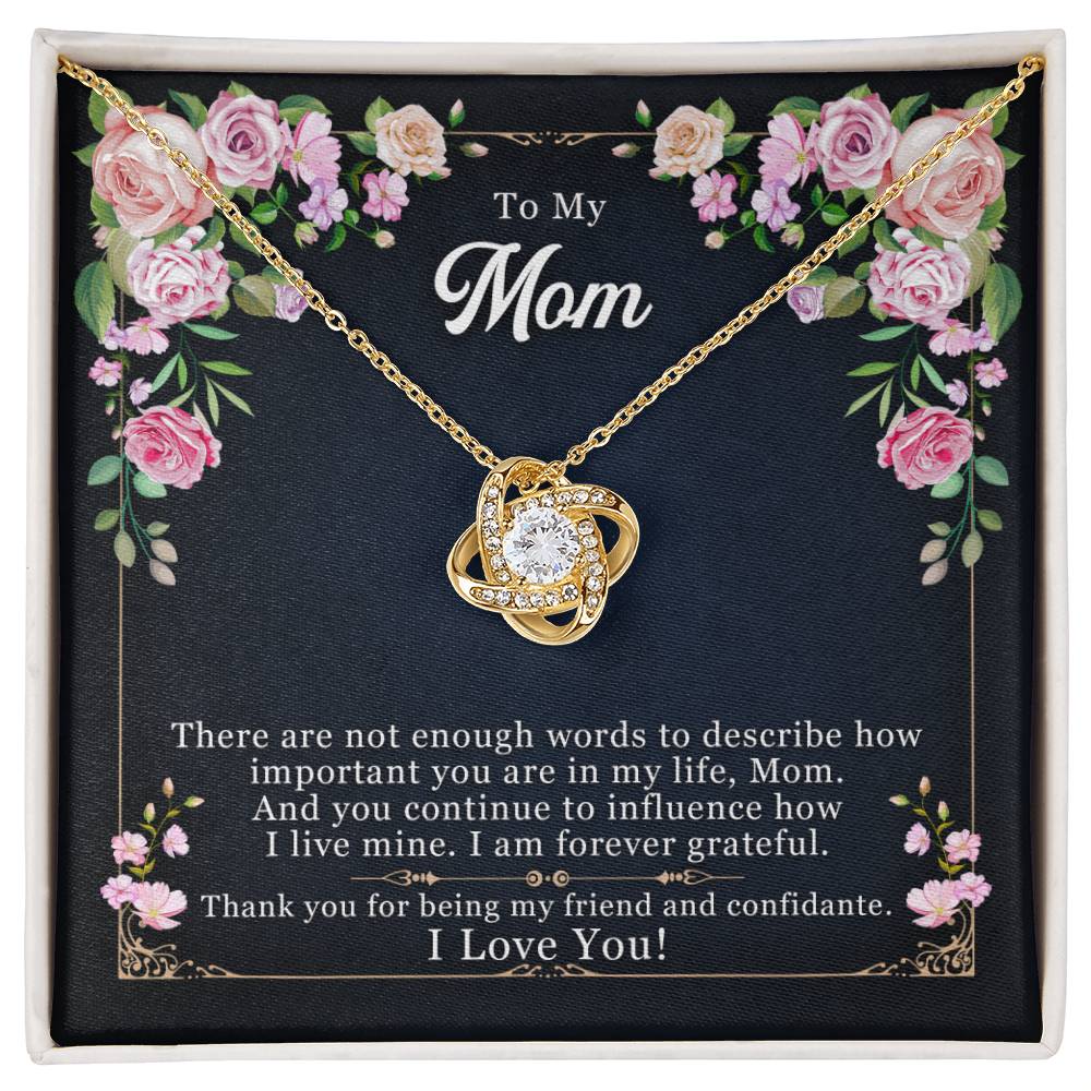 Forever Grateful - Love Knot Necklace